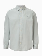 AllSaints Green Tahoe Long Sleeve Shirt - Image 8 of 9