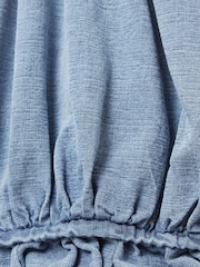 AllSaints Blue Remy Top - Image 8 of 8