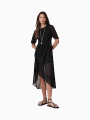 AllSaints Black Serene Dress - Image 1 of 9