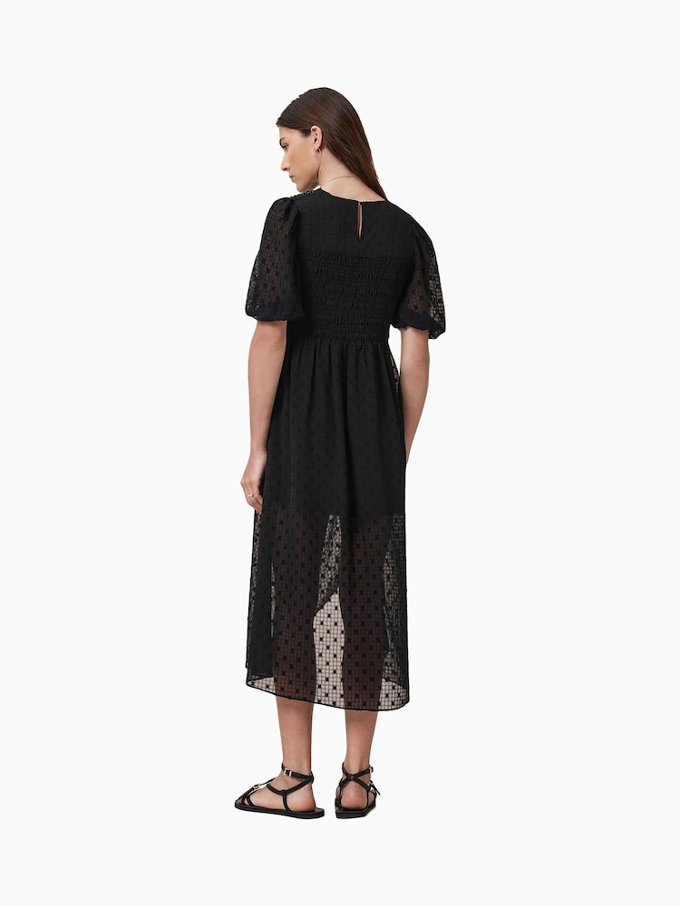 AllSaints Black Serene Dress - Image 2 of 9