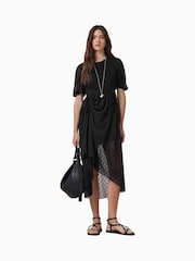 AllSaints Black Serene Dress - Image 3 of 9