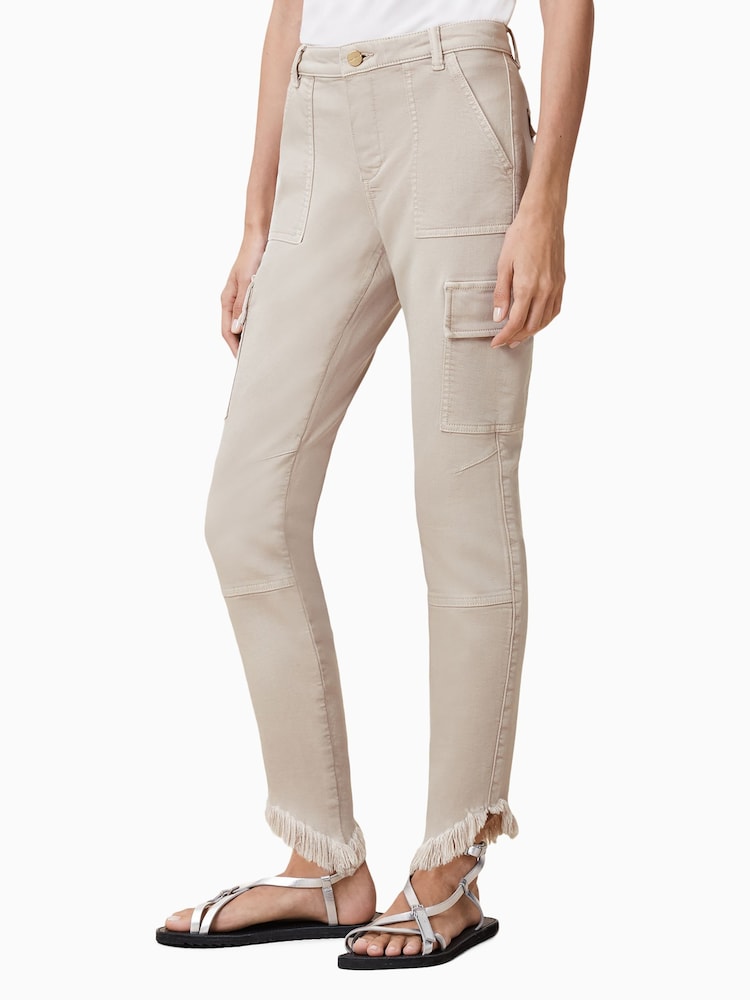 AllSaints Natural Duran Asym Jeans - Image 2 of 10