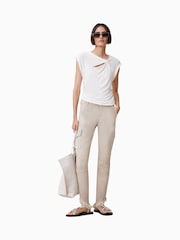 AllSaints Natural Duran Asym Jeans - Image 4 of 10