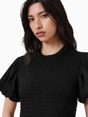 Negro - AllSaints Dael 100% Cotton Top - Imagen 2 de 7