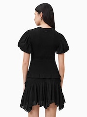 Negro - AllSaints Dael 100% Cotton Top - Imagen 6 de 7
