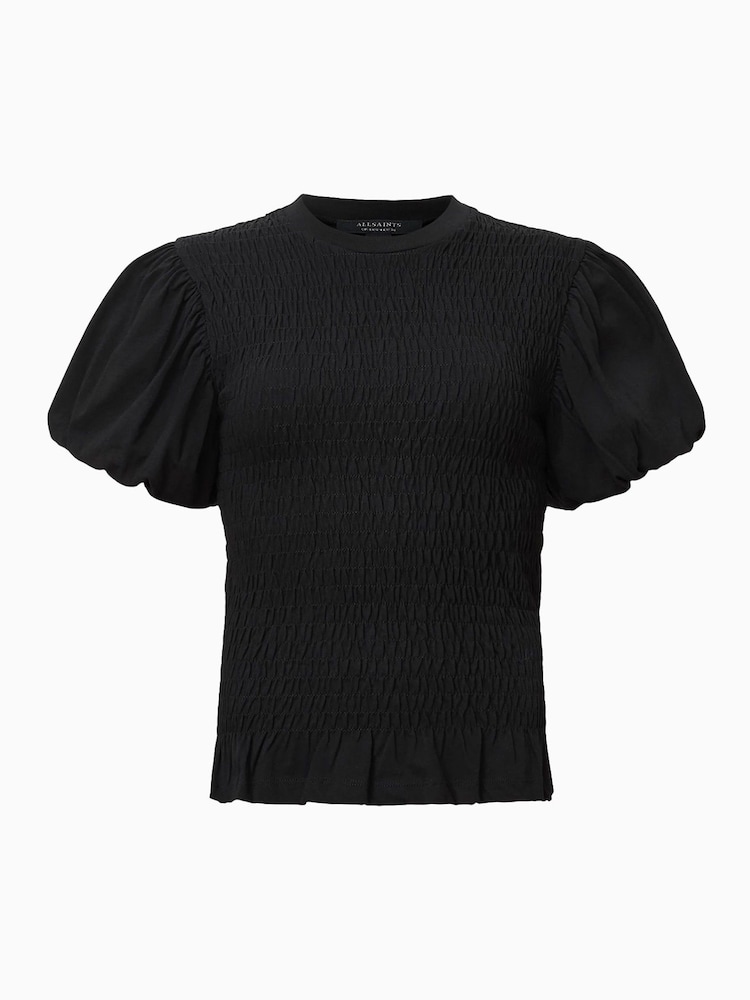 Negro - AllSaints Dael 100% Cotton Top - Imagen 7 de 7