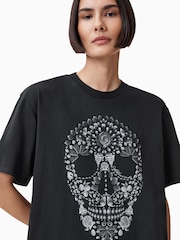 AllSaints Skull 100% Organic Cotton T-Shirt - Bild 2 von 7
