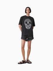 AllSaints Skull 100% Organic Cotton T-Shirt - Bild 4 von 7