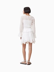 AllSaints White Pamela Skirt - Image 7 of 8