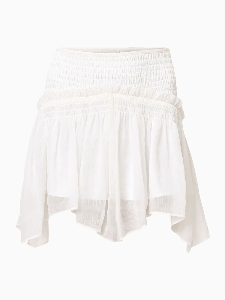 AllSaints White Pamela Skirt - Image 8 of 8