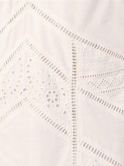 AllSaints White Luci 100% Cotton Dress - Image 8 of 8