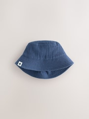 Navy/White Baby Bucket Hats 2 Pack (0mths-2yrs) - Image 3 of 3