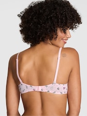 Victoria's Secret PINK Pink Tattoo Print Super Push Up Bra - Image 2 of 3