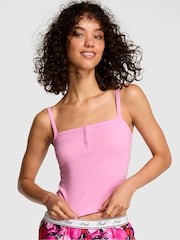 Victoria's Secret PINK Pink Lollipop Pyjama Cami Top - Image 1 of 2