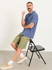 FatFace Green Ryde Utility Shorts - Image 5 of 6