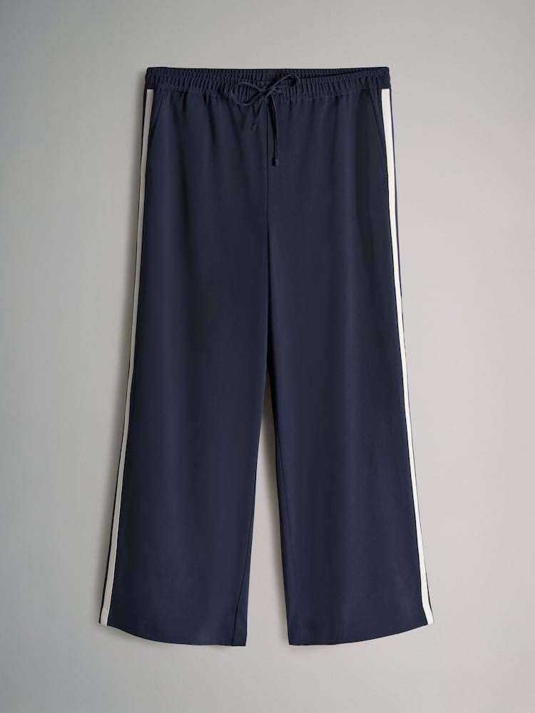 The Set Burgundy Red/Navy Blue 2 Pack Side Stripe Trackpants - Image 2 of 5