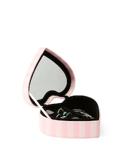 Victoria's Secret Heritage Stripe Pink Heart Jewellery Box - Image 3 of 3