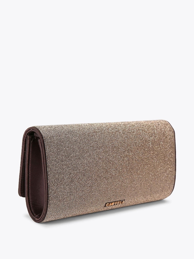 Carvela Grey Spiral Clutch Bag - Image 2 of 5 Carvela Grey Spiral Clutch Bag - Image 2 of 5