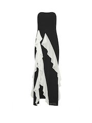 Star by Julien MacDonald Black Ruffle Detail Dress - Image 6 of 6