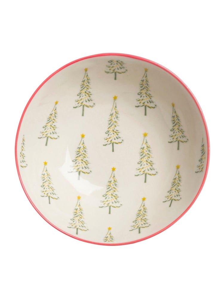 Sophie Allport Christmas Trees Stoneware Nibble Bowl - Bild 2 von 3