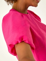 Rosa - Roman Balloon Short Sleeve Blouse - Imagen 5 de 5