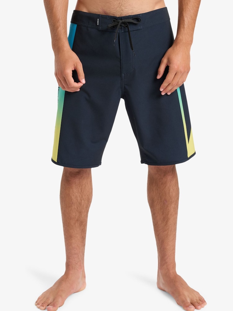Quiksilver Black Surfsilk Holmes 20 Logo Swim Shorts - Image 1 of 7 Quiksilver Black Surfsilk Holmes 20 Logo Swim Shorts - Image 1 of 7