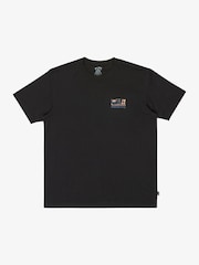 Billabong Segment Short Sleeve Backprint Graphic Logo Black T-Shirt - Image 1 of 2