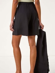 Roman Black Smart Twill Pocket 100% Cotton Shorts - Image 3 of 5