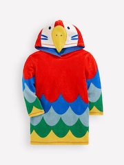 Boden Green Appliqué Towelling Throw-On Cover-Up - Image 1 of 3