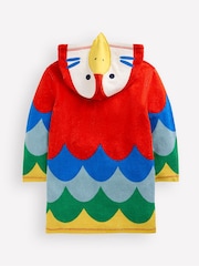 Boden Green Appliqué Towelling Throw-On Cover-Up - Image 2 of 3