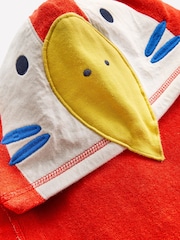 Boden Green Appliqué Towelling Throw-On Cover-Up - Image 3 of 3