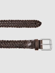 Reiss Chocolate Carlton Belt - Image 5 of 5