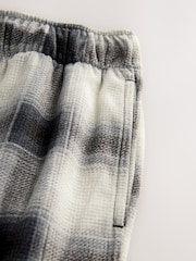 Slate Grey Check Motionflex Cosy Open Hem Pyjama Bottoms - Image 12 of 12