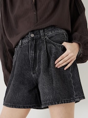 Hush Larissa Denim 100% Cotton Shorts - Изображение 4 из 5