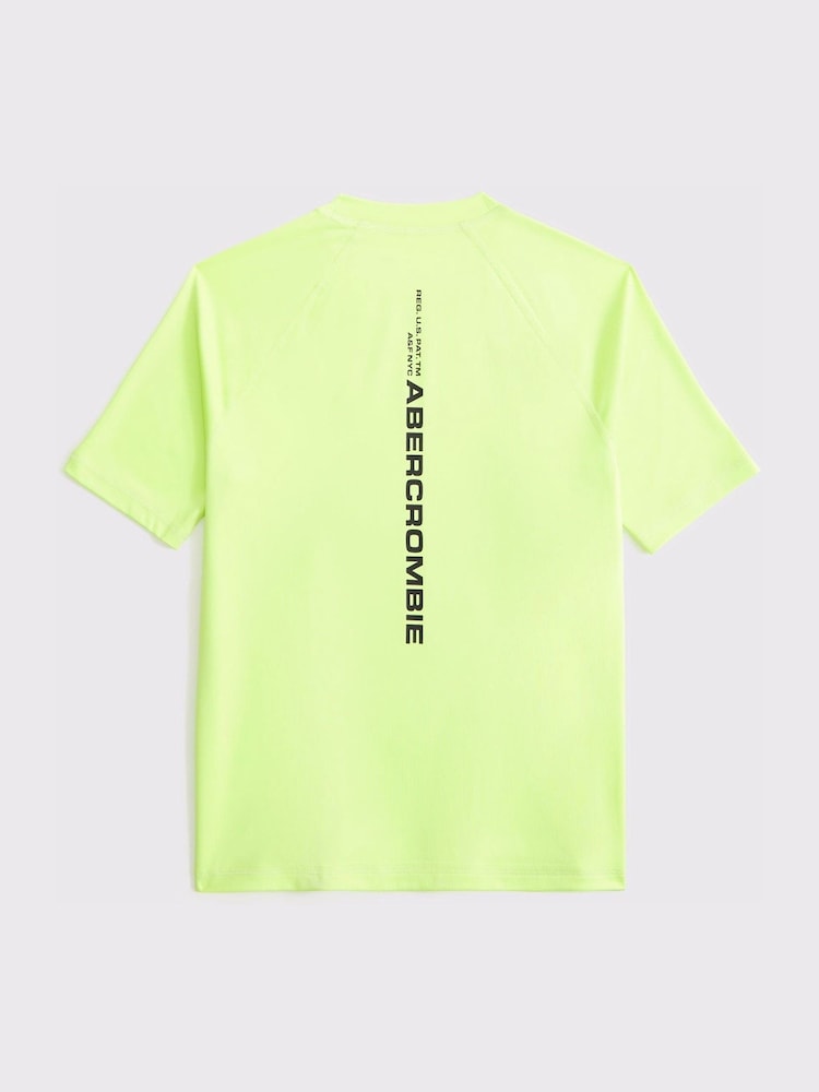 Abercrombie & Fitch Green Rash Guard T-Shirt - Bild 3 von 3