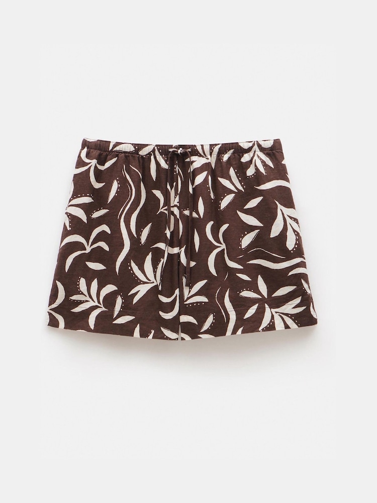 Hush Printed Linen Blend Shorts - Imagen 5 de 5 Hush Printed Linen Blend Shorts - Imagen 5 de 5