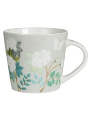 Designers Guild Set of 4 Celadon Fleur Orientale Mugs - Image 2 of 4