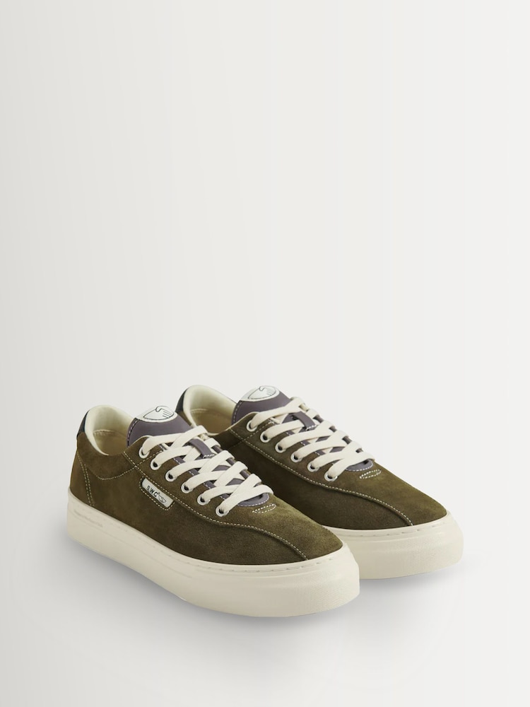 Stepney Workers Club Woodland Green Dellow 02 Suede Trainers - Image 2 of 5 Stepney Workers Club Woodland Green Dellow 02 Suede Trainers - Image 2 of 5