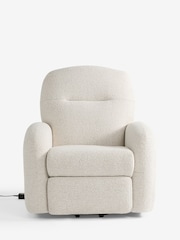 Casual Boucle Light Natural Otis Rise and Recline Armchair - Image 10 of 13