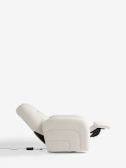 Casual Boucle Light Natural Otis Rise and Recline Armchair - Image 11 of 13