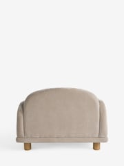 Relaxed Chenille Light Natural Avery Accent Chair - Image 8 of 9