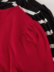 Love & Roses Multi Puff Sleeve Shoulder Long Sleeve Jersey Top Pack - Image 8 of 8