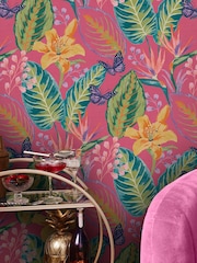 Graham & Brown Hot Pink Envy Eden 10M Wallpaper - Image 4 of 4