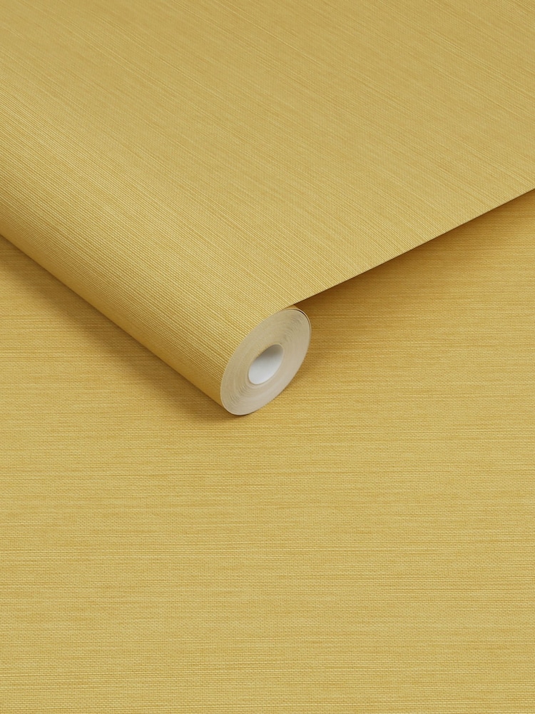 Graham & Brown Saffron Envy Stitch Please 10M Wallpaper - Image 3 of 3