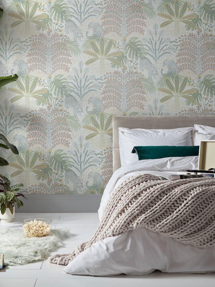 Graham & Brown Pastels Envy Savannah 10M Wallpaper - Image 1 of 3