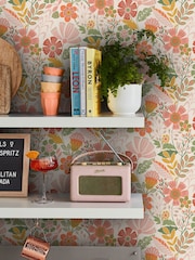 Graham & Brown Tropical Oopsy Daisy Blue Lilac Wallpaper - Image 4 of 4