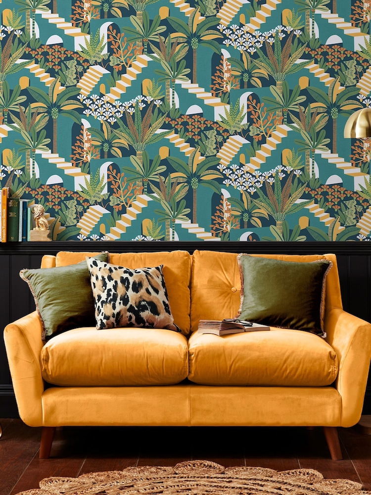 Graham & Brown Tropical Night Envy Vacay 10M Wallpaper - Image 1 of 3 Graham & Brown Tropical Night Envy Vacay 10M Wallpaper - Image 1 of 3