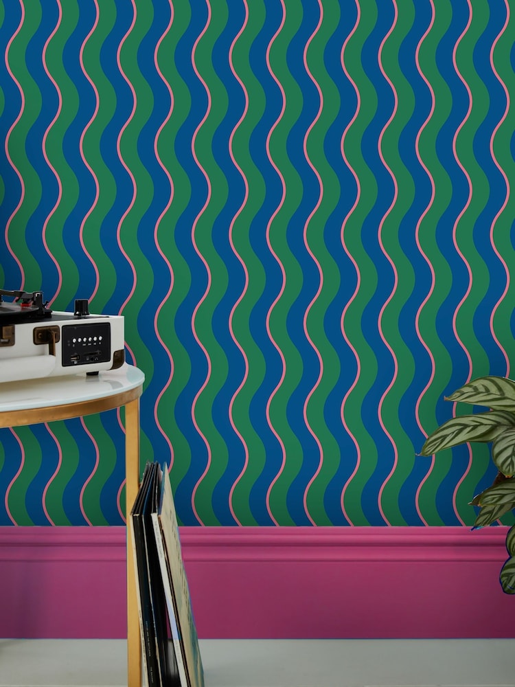 Graham & Brown Neon Nights Making Waves Wallpaper - Image 4 of 4
