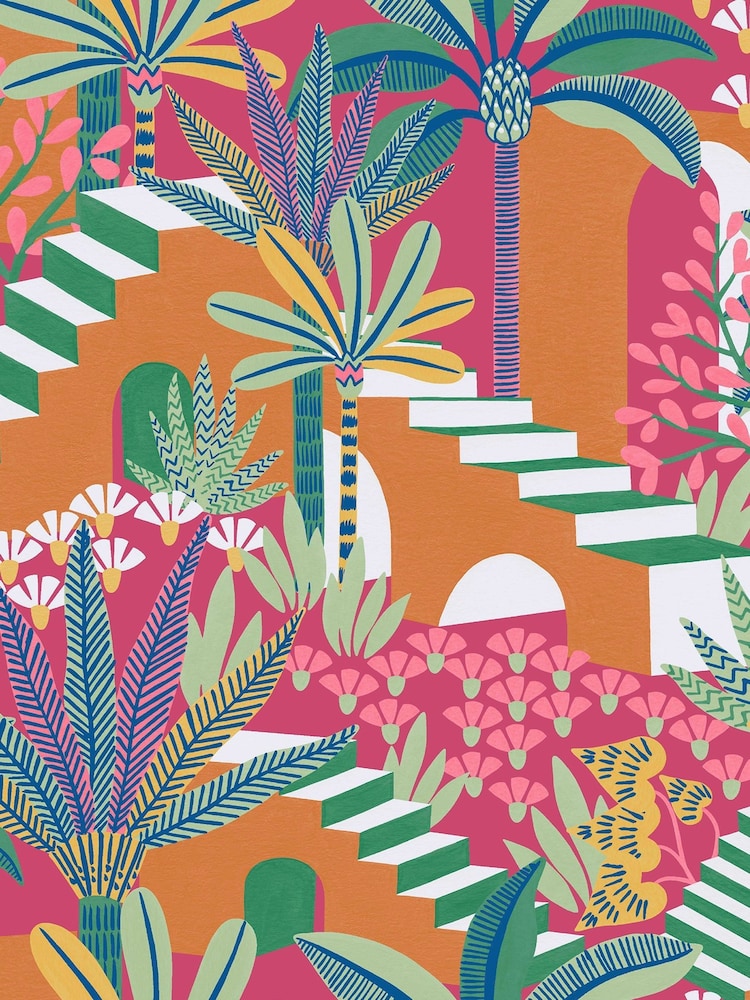 Graham & Brown Summer Heat Envy Vacay 10M Wallpaper - Image 2 of 3