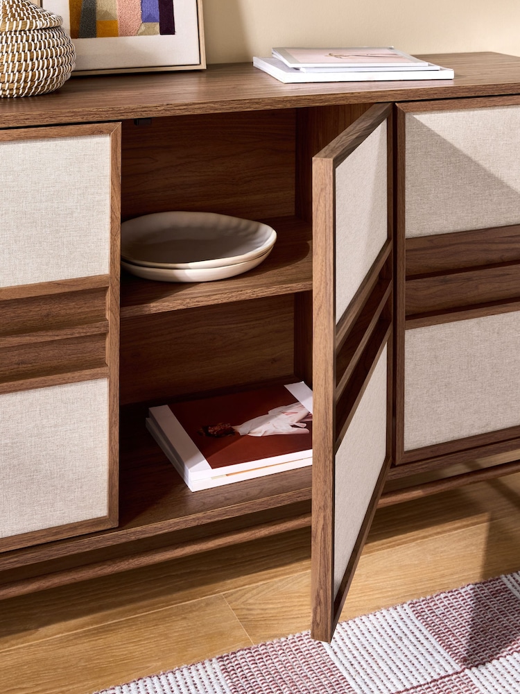 MADE.COM Dark Wood Effect Almelo Large Large Sideboard - Image 2 of 5